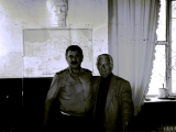 Հայաստանի Սահմանային ուժերու գնդապետ Սասունցի Յովիկ Գէորգեանի հետ 2004ին